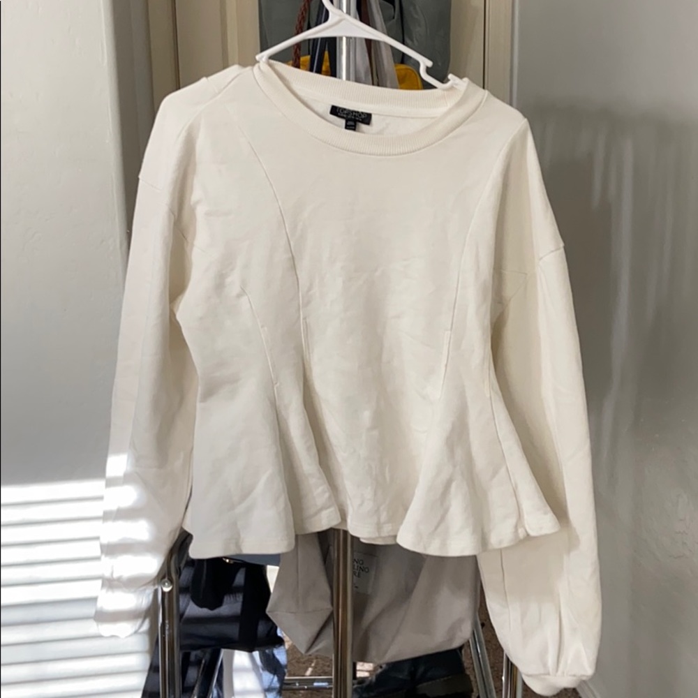 White Topshop top